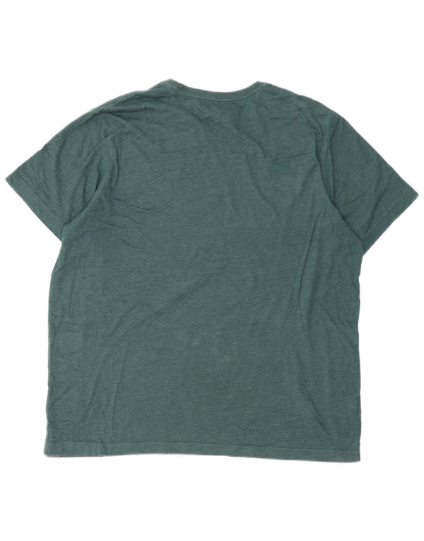 EDDIE BAUER Mens Graphic T-Shirt Top XL Green Cotton
