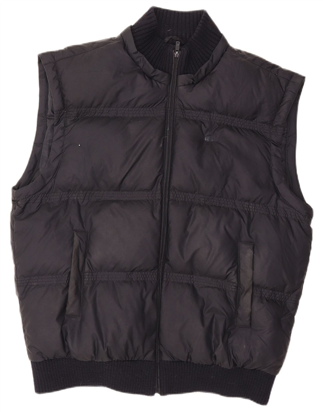 Lacoste Mens Padded Gilet IT 58 3XL Navy Blue Polyester