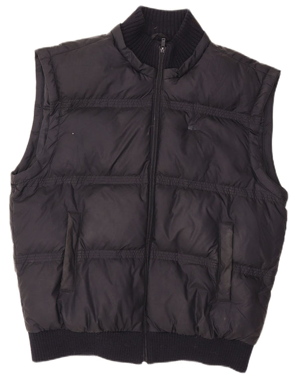 Lacoste Mens Padded Gilet IT 58 3XL Navy Blue Polyester