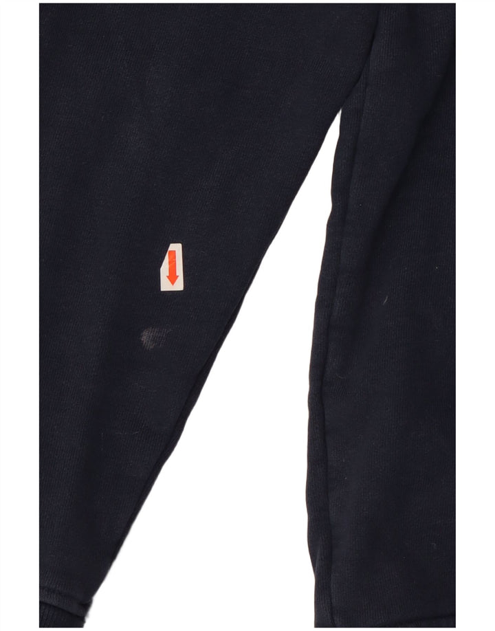 Fat Face Mens Hoodie Jumper Large Navy Blue Cotton