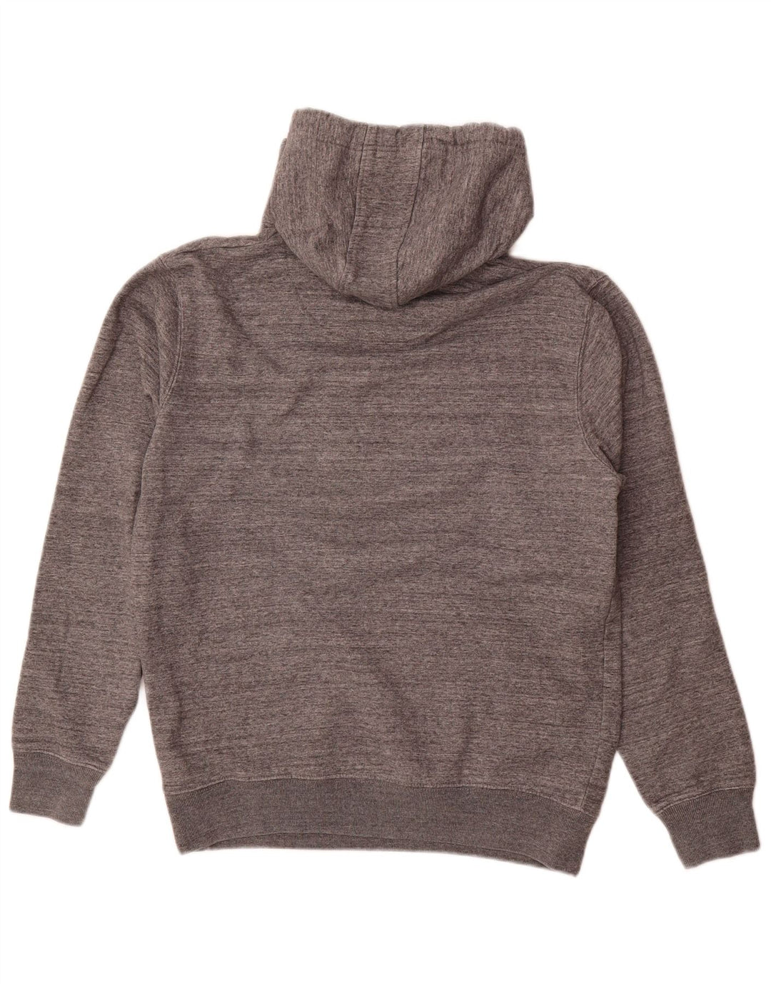 BLEND Mens Hoodie Jumper Medium Grey Flecked Cotton