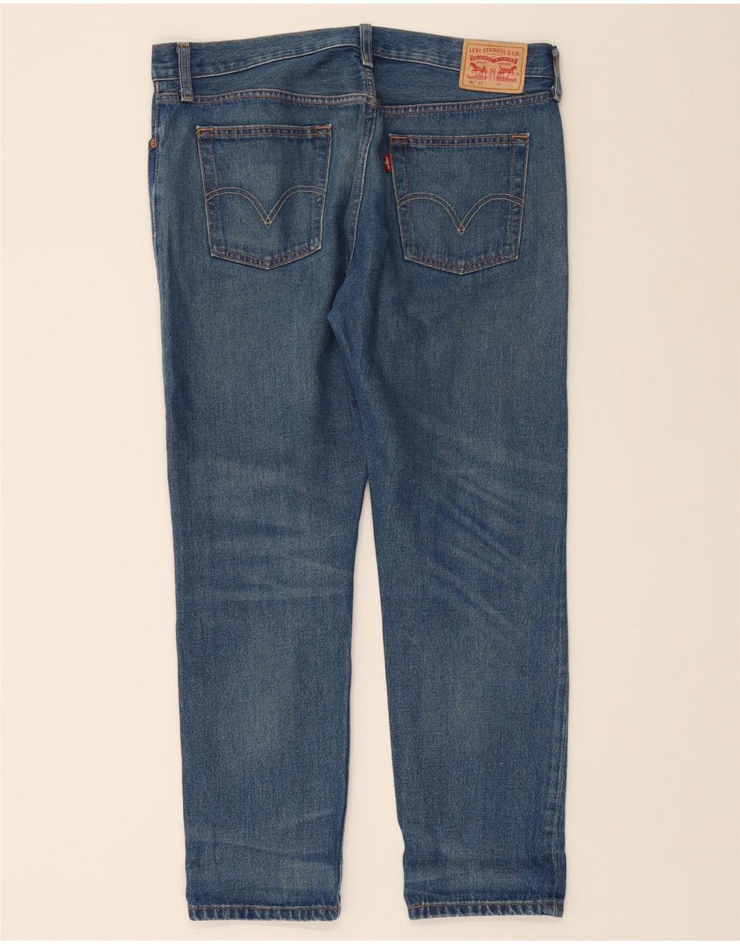 LEVI'S Mens 501 Straight Jeans W29 L26 Blue Cotton Vintage Levi's and Second-Hand Levi's from Messina Hembry 