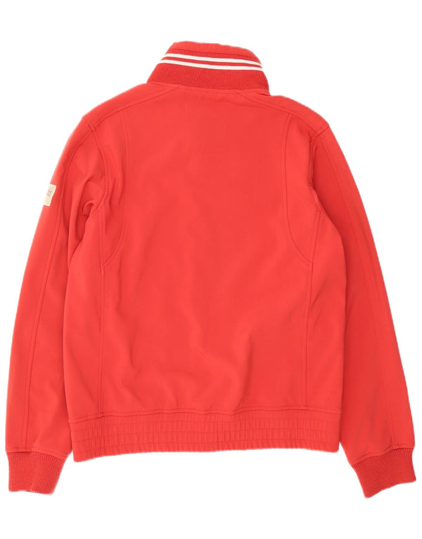 Think Pink Womens Bomber Jacket UK 16 Large Red Polyester