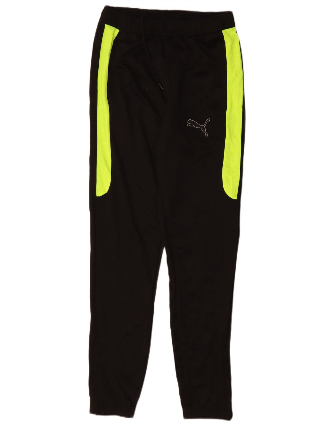 PUMA Mens Tracksuit Trousers Small Black Colourblock Polyester