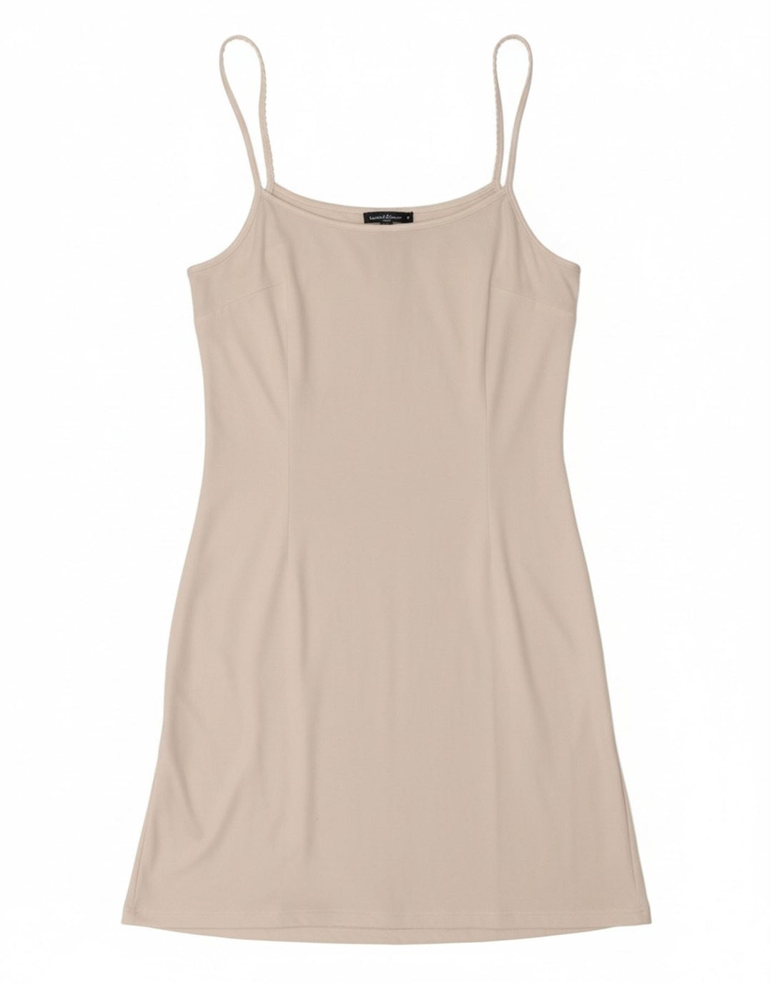 VINTAGE Womens Slip Dress UK 14 Large White Polyester