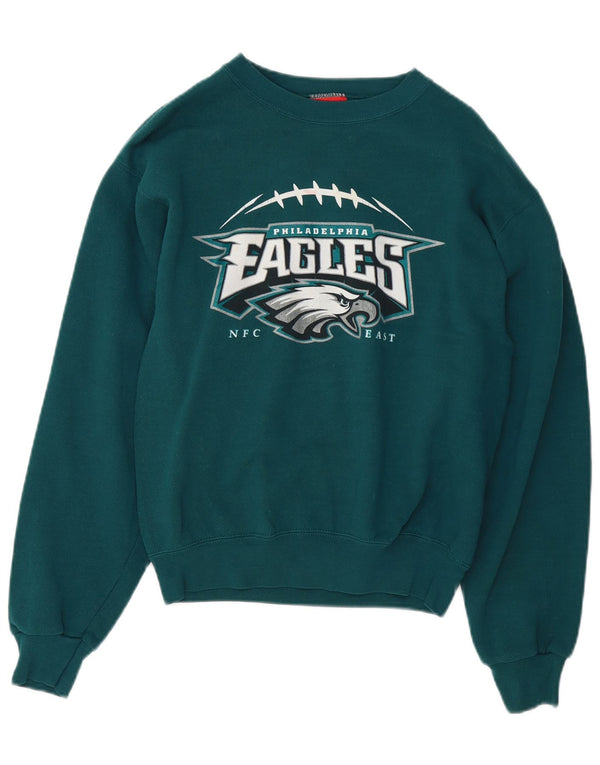 NFL Boys Philadelphia Eagles Sweatshirt Jumper 14-15 Years Large Green