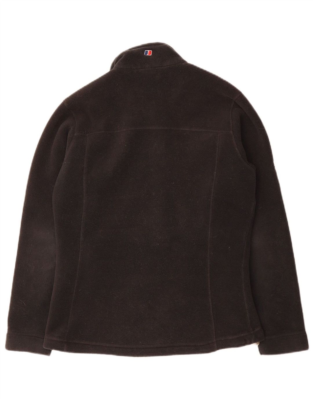 BERGHAUS Womens Oversized Fleece Jacket UK 10 Small  Black Polyester