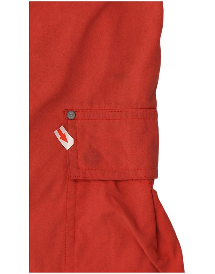 Fila Mens Cargo Shorts Medium W32  Red