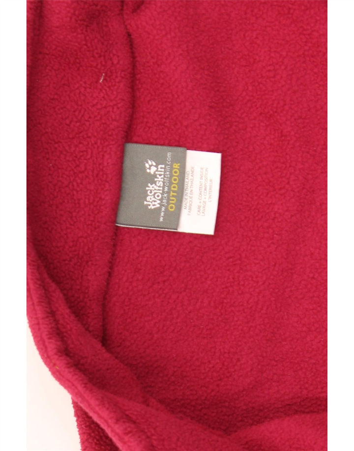 Jack Wolfskin Womens Liner Fleece Jacket UK 12/14 Medium Pink