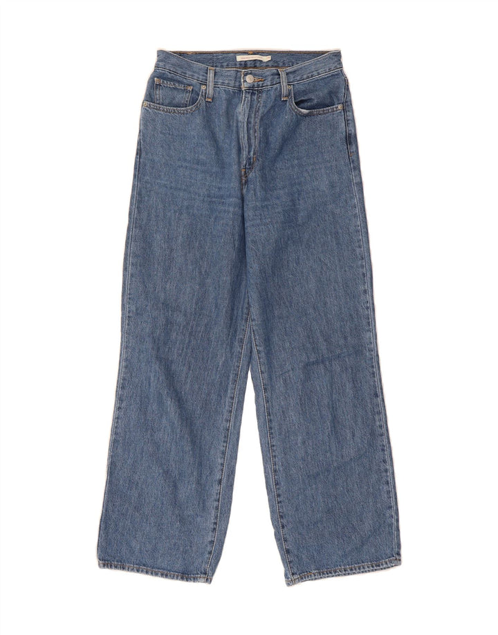 LEVI'S Womens High Waist Straight Jeans W28 L29 Blue Cotton Vintage Levi's and Second-Hand Levi's from Messina Hembry 