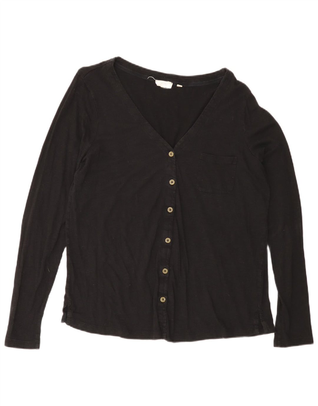 FAT FACE Womens Shirt Blouse UK 16 Large Black