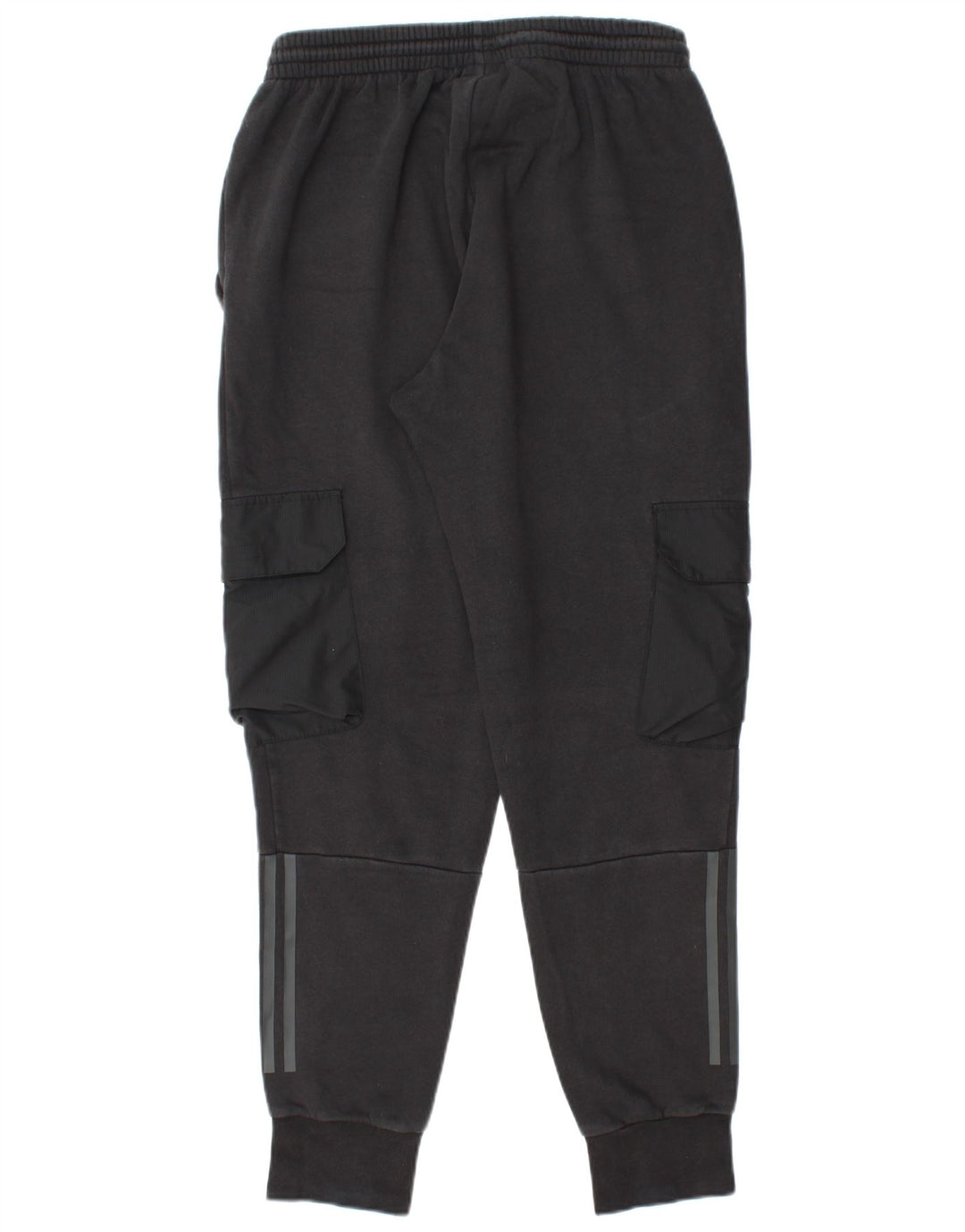 ADIDAS Mens Cargo Tracksuit Trousers Joggers Medium  Black Cotton