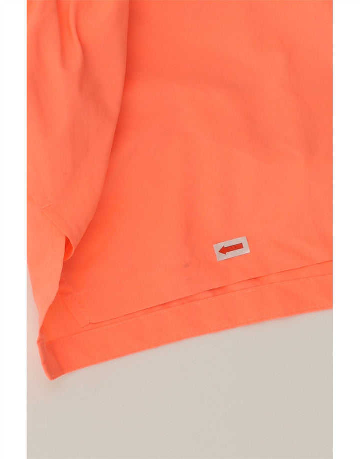 NIKE Womens Graphic Sport Shorts UK 16 Large Orange Polyester Vintage Nike and Second-Hand Nike from Messina Hembry 
