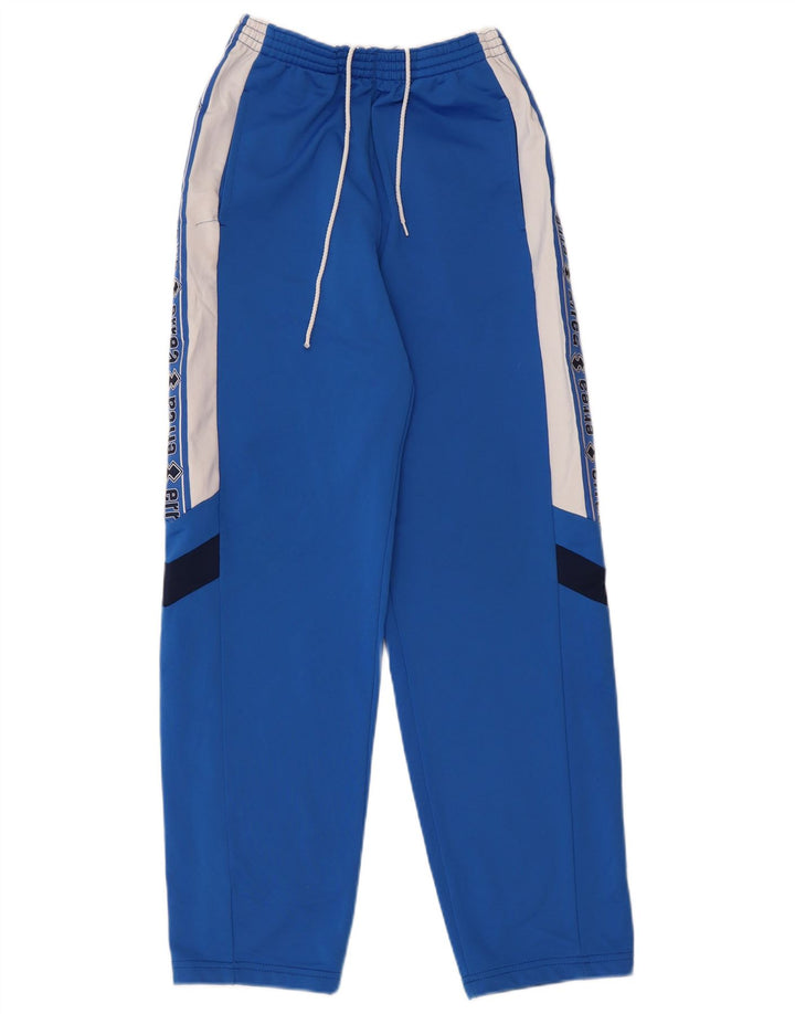 Errea Mens Graphic Tracksuit Trousers Small  Blue Colourblock