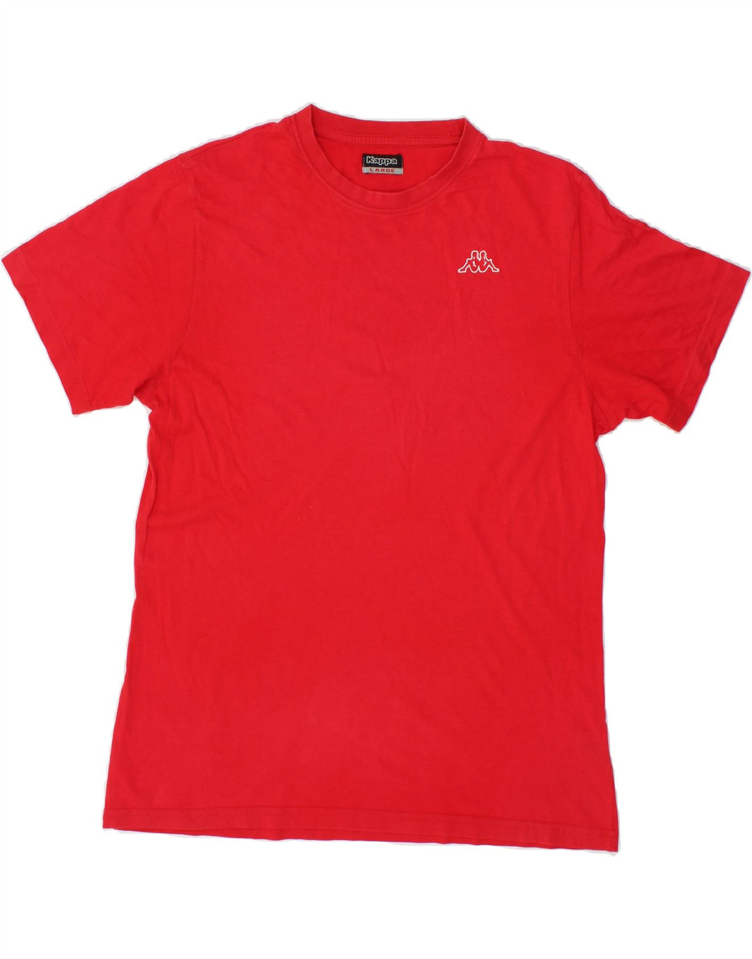 KAPPA Mens T-Shirt Top Large Red Cotton Vintage Kappa and Second-Hand Kappa from Messina Hembry 