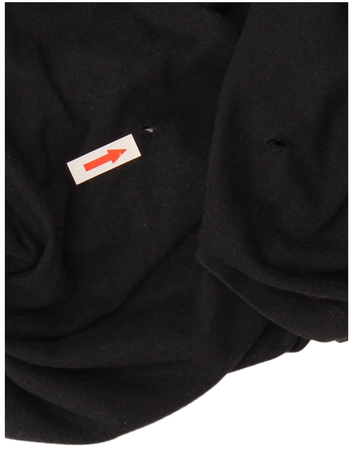 VANS Womens T-Shirt Top UK 18 XL Black Cotton