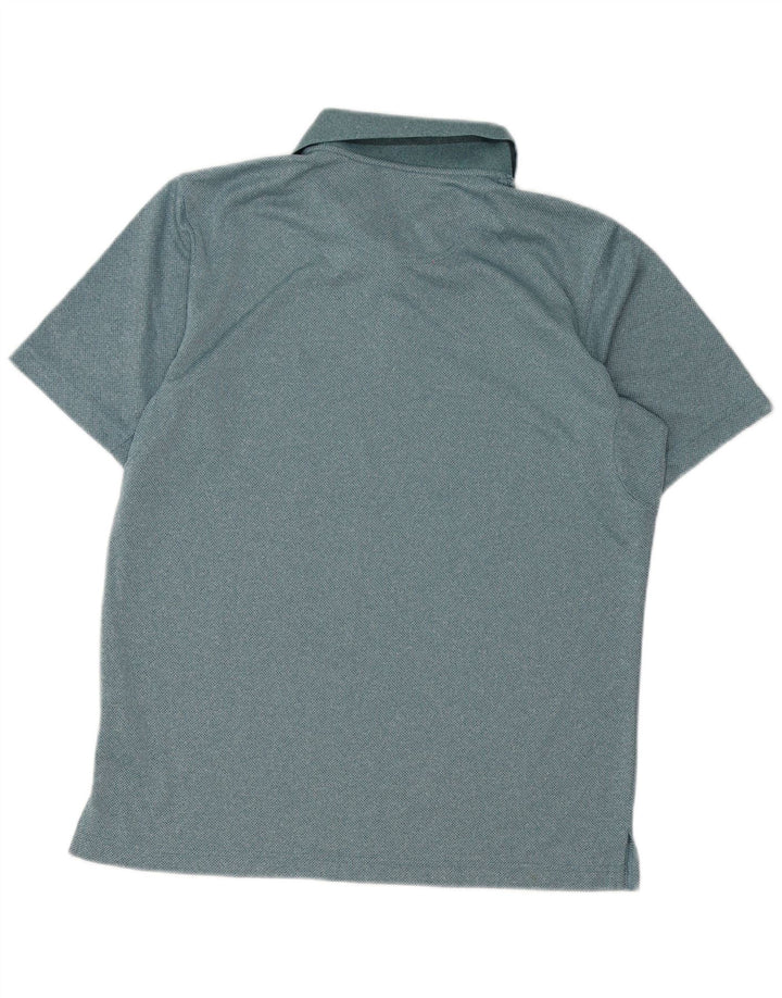 Columbia Mens Polo Shirt Medium Green Polyester
