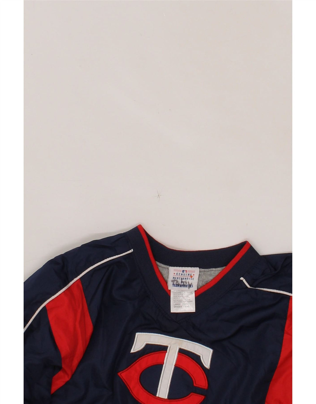 GENUINE MERCHANDISE Boys Pullover Tracksuit Top 12-13 Years Large Red Vintage Genuine Merchandise and Second-Hand Genuine Merchandise from Messina Hembry 