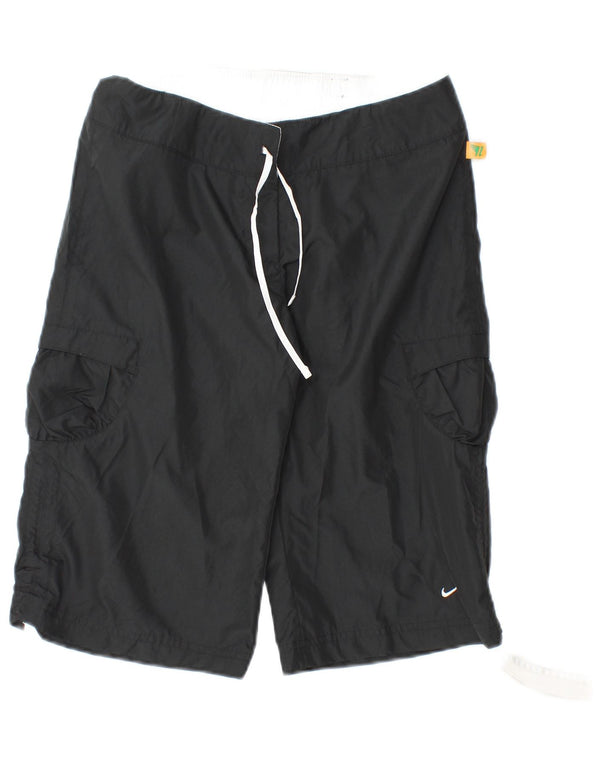 Nike Womens Swimming Shorts US 0/2 XS  Black Polyester