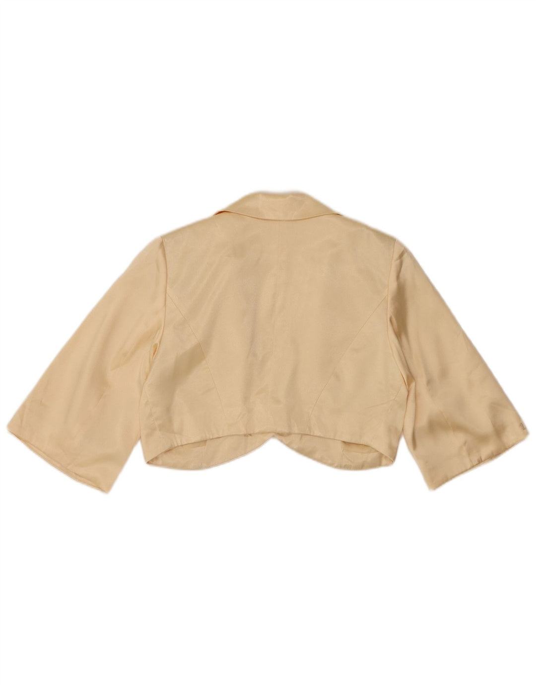 Vintage Womens 1/2 Sleeve Bolero Top IT 42 Medium Off White