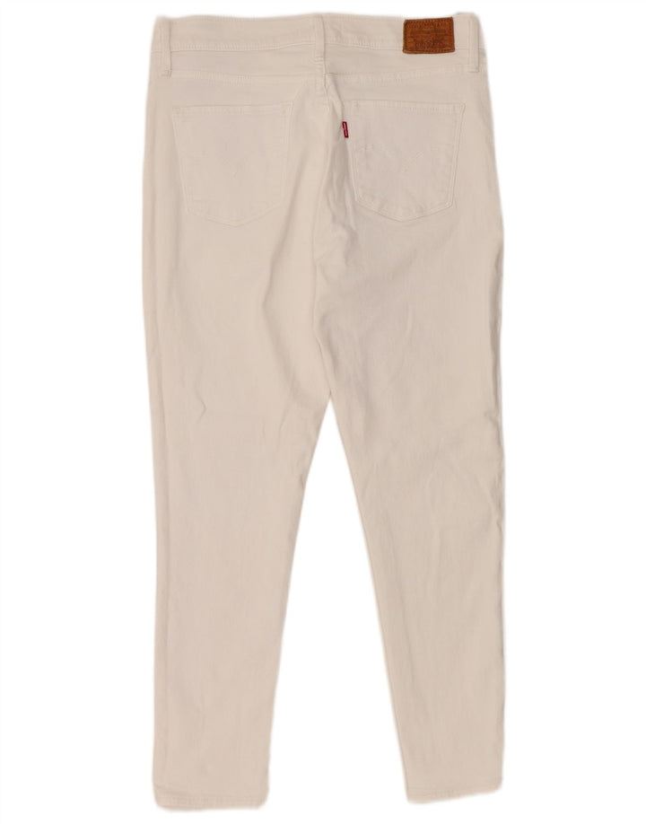 LEVI'S Womens 311 Shaping Skinny Jeans W29 L26 White Cotton