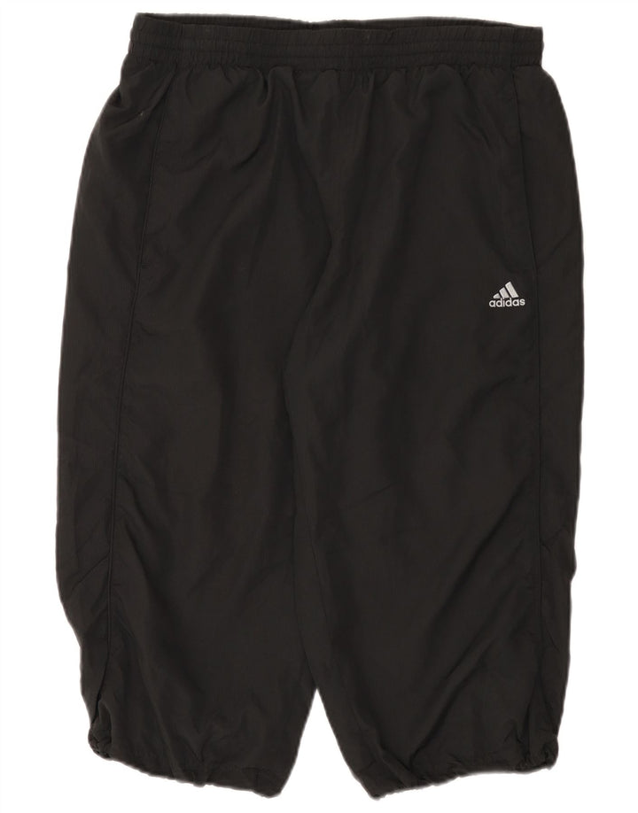 Adidas Mens Clima 365 Capri Tracksuit Trousers Medium  Black Polyester