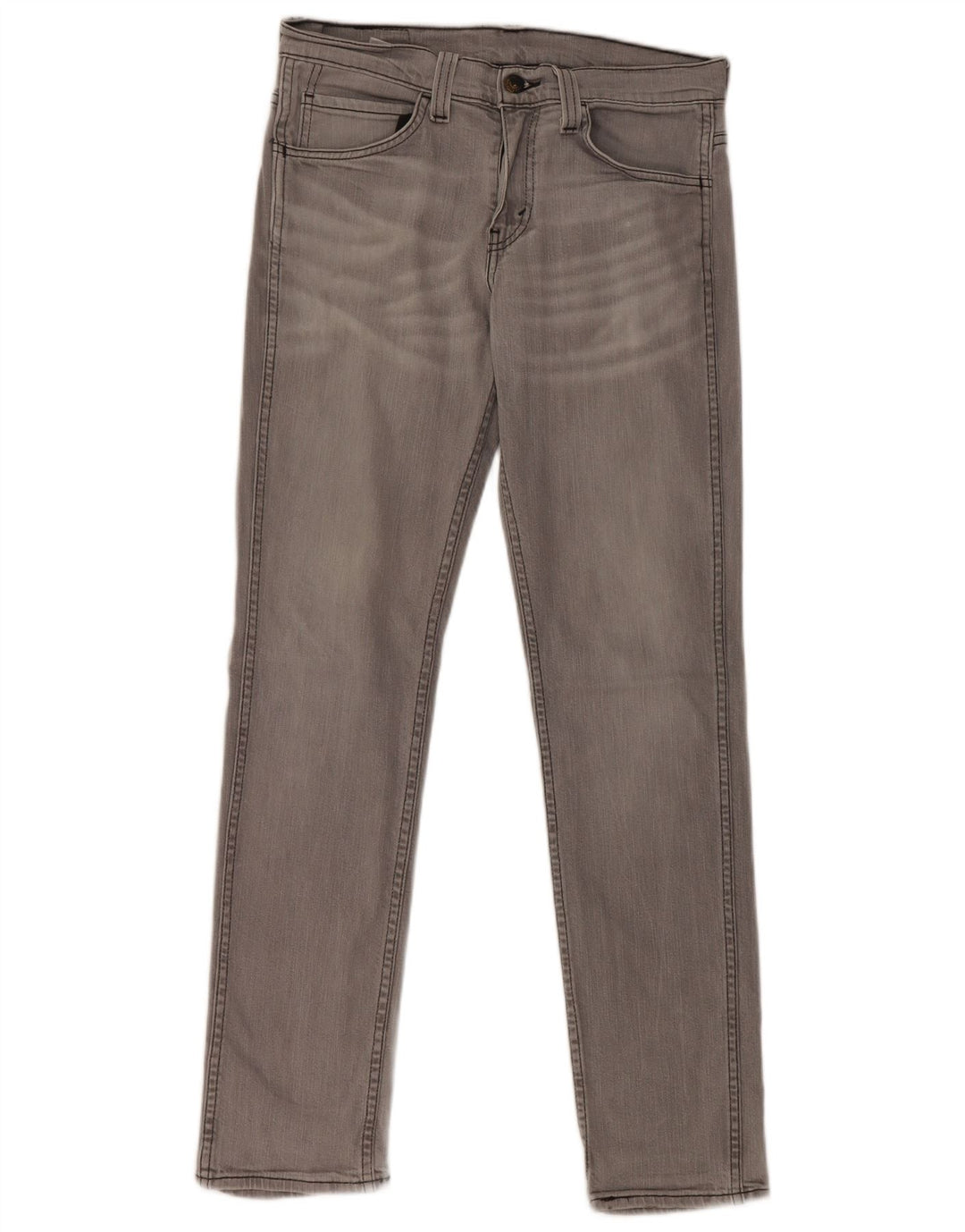 LEVI'S Womens 511 Slim Jeans W30 L32 Grey Cotton