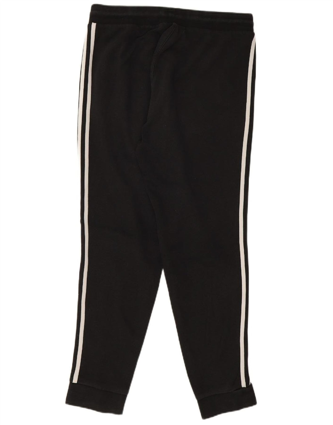 ADIDAS Womens Tracksuit Trousers Joggers UK 14 Medium  Black Polyester