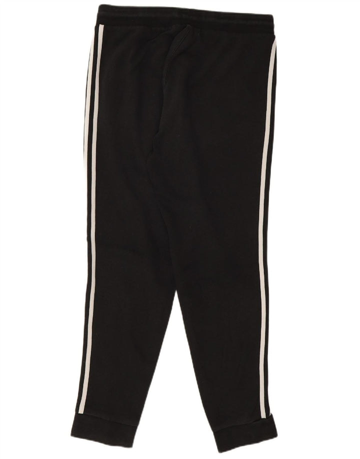 ADIDAS Womens Tracksuit Trousers Joggers UK 14 Medium  Black Polyester