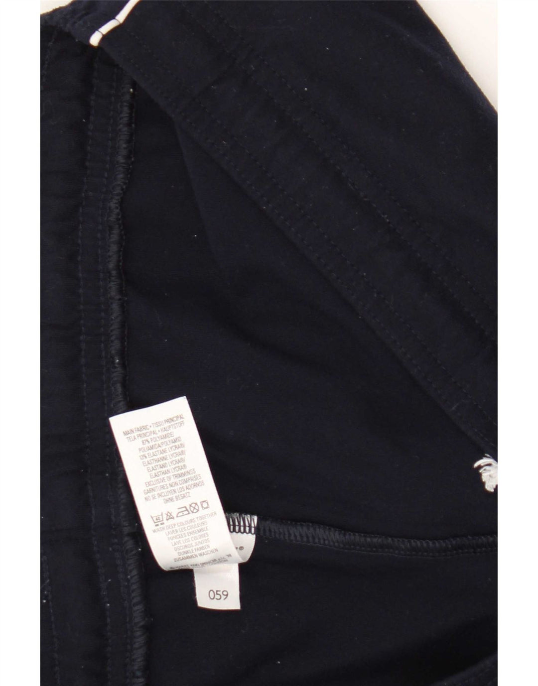 Marks & Spencer Womens Tracksuit Trousers UK 14 Large  Navy Blue Polyamide