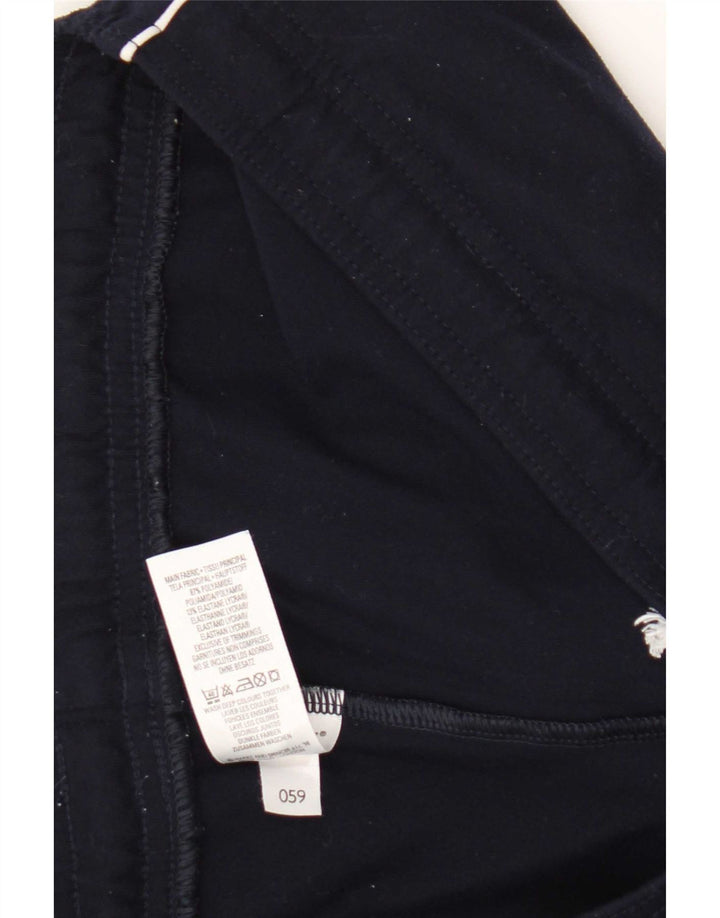 Marks & Spencer Womens Tracksuit Trousers UK 14 Large  Navy Blue Polyamide