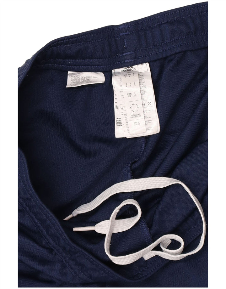 Adidas Mens Aeroready Tracksuit Trousers Large Navy Blue Polyester