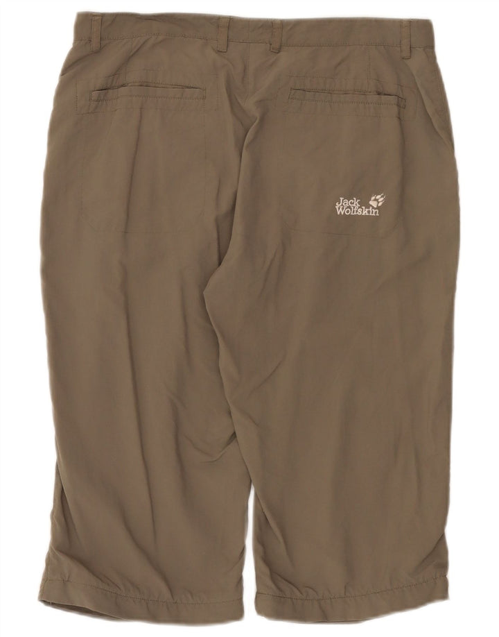 Jack Wolfskin Womens Bermuda Shorts UK 8/10 Small W29 Grey Polyamide