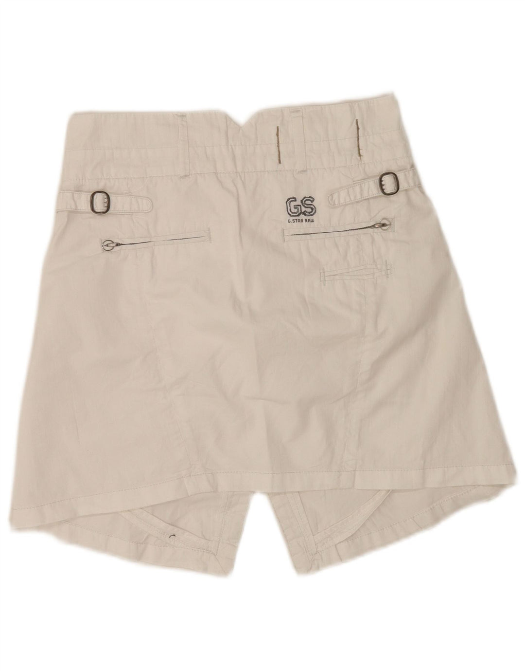 G-Star Womens Denim Mini Skirt W27 Medium White Cotton