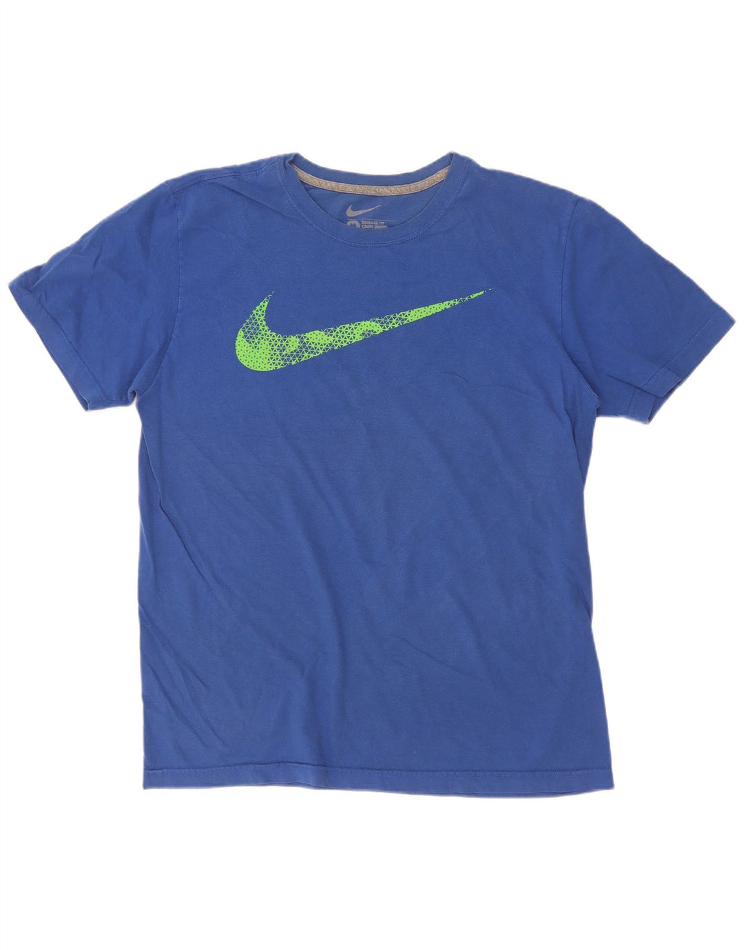 Nike Mens Regular Fit Graphic T-Shirt Top Medium Blue Cotton