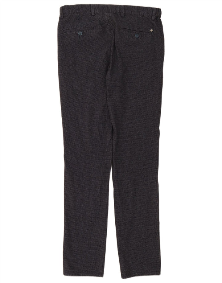 Massimo Dutti Mens Chino Trousers EU 40 Medium W31 L32 Navy Blue