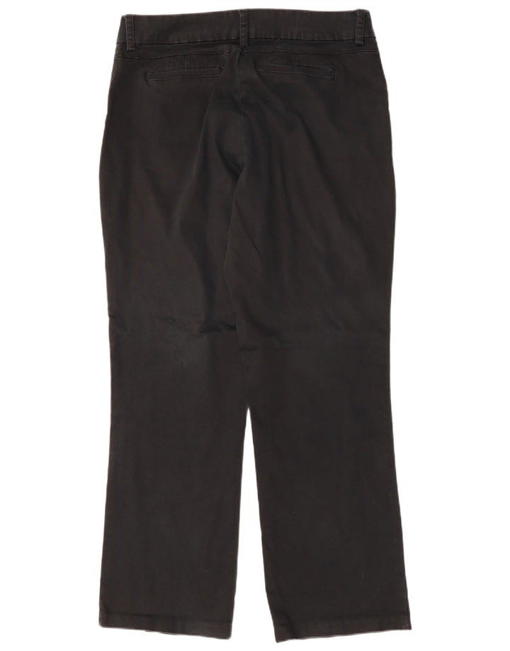 LEE Womens Curvy Fit Straight Casual Trousers W36 L30 Navy Blue