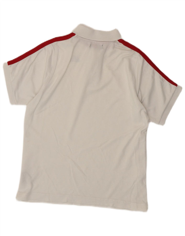 Kappa Mens Polo Shirt Small White Colourblock Cotton