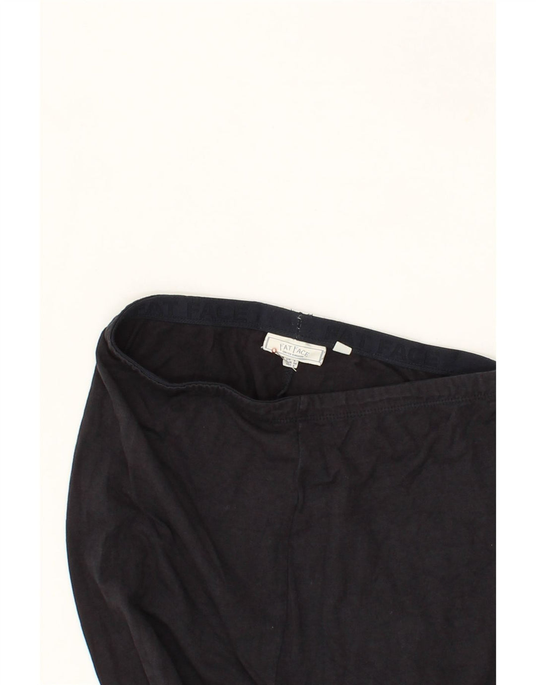 FAT FACE Womens Leggings UK 8 Small Black Vintage Fat Face and Second-Hand Fat Face from Messina Hembry 