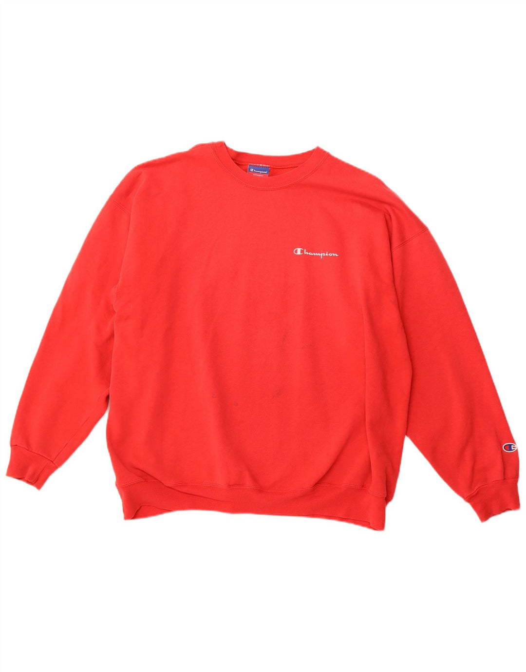 CHAMPION Mens Sweatshirt Jumper XL Red Cotton