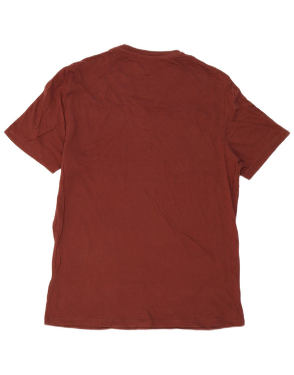 LIU JO Mens T-Shirt Top XL Maroon Cotton