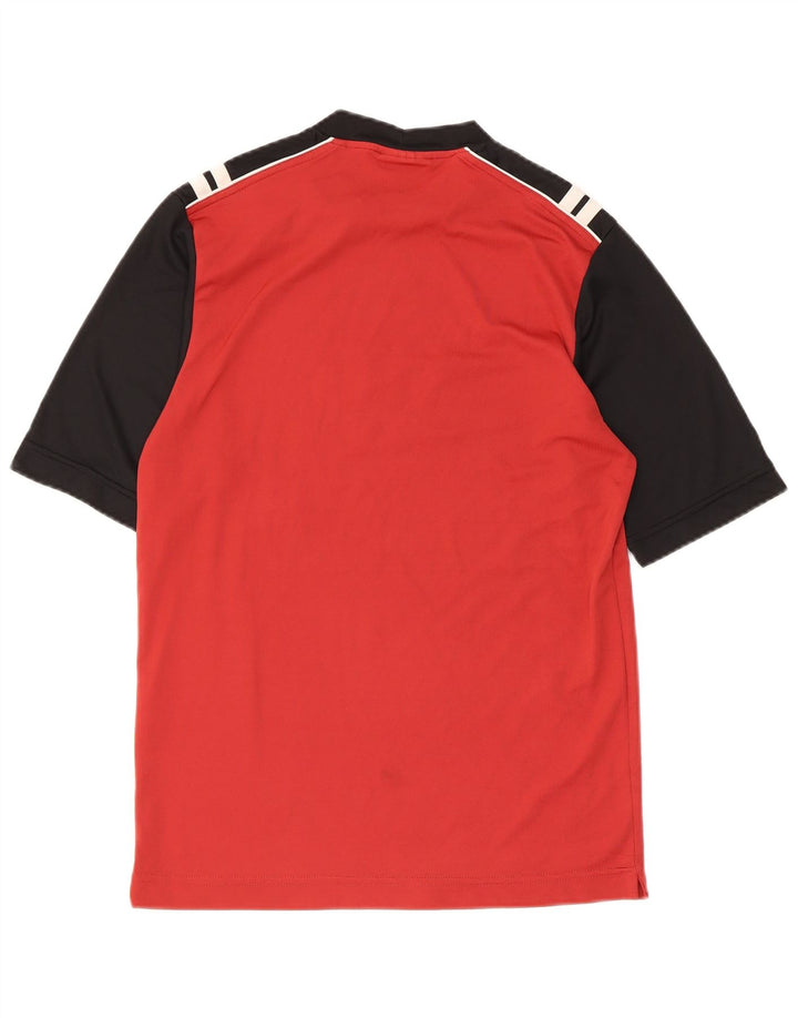 Sergio Tacchini Mens Graphic T-Shirt Top Small Red Colourblock