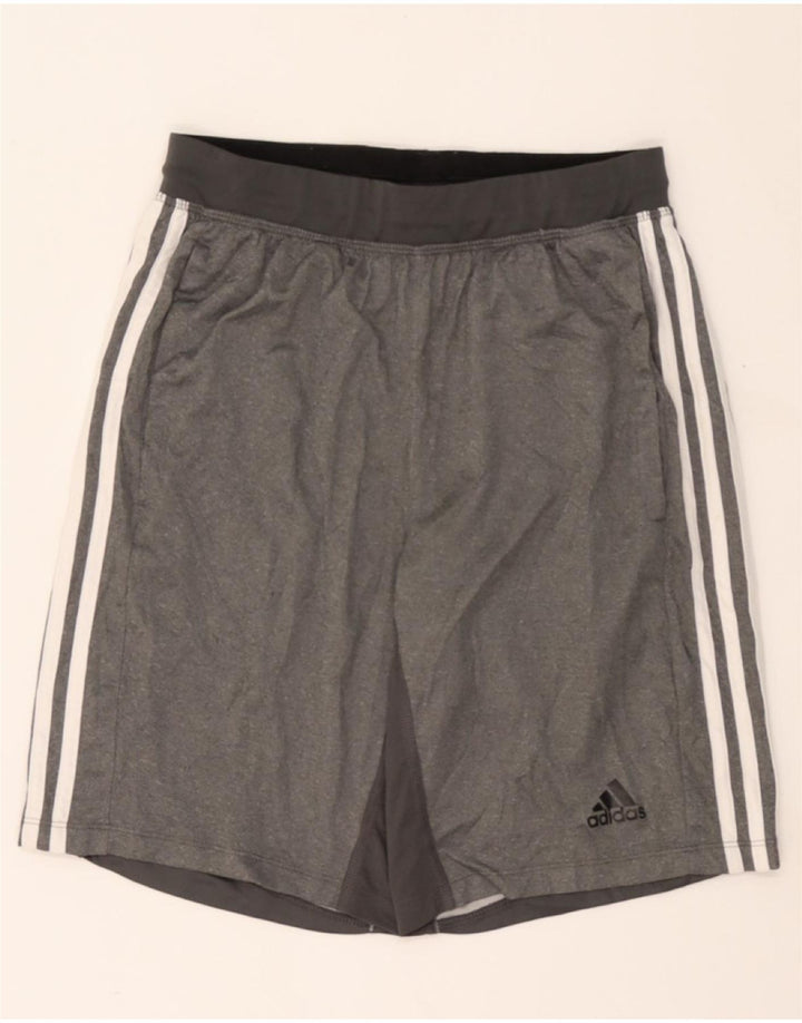 ADIDAS Mens Aeroready Sport Shorts Small Grey Polyester Vintage Adidas and Second-Hand Adidas from Messina Hembry 