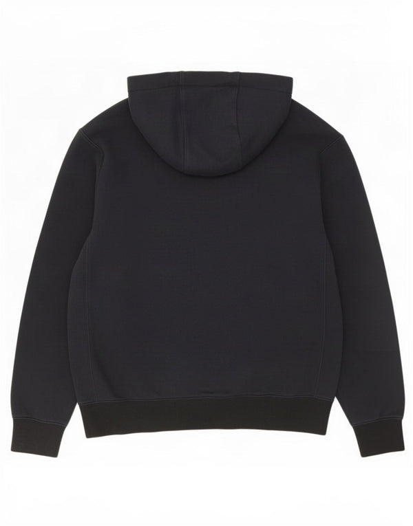 Nike Mens Hoodie Jumper Medium Navy Blue Colourblock Cotton