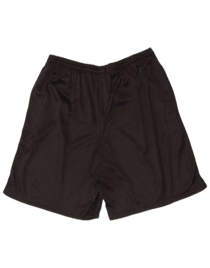 CHAMPION Mens Sport Shorts Large  Black Polyester
