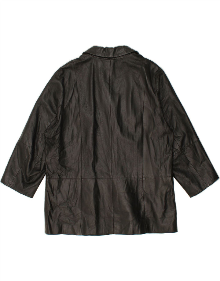 PERSONA Womens Leather Coat Size 31 XL Black Leather Vintage Persona and Second-Hand Persona from Messina Hembry 