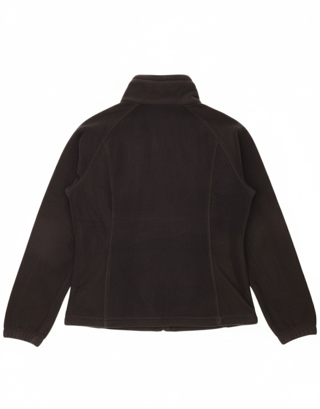 COLUMBIA Womens Fleece Jacket UK 14 Medium Black Polyester