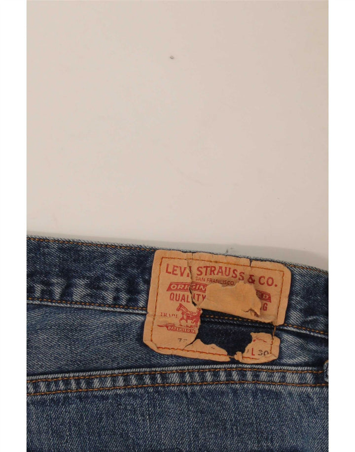 Levi's Womens Straight Jeans W40 L30 Blue Cotton