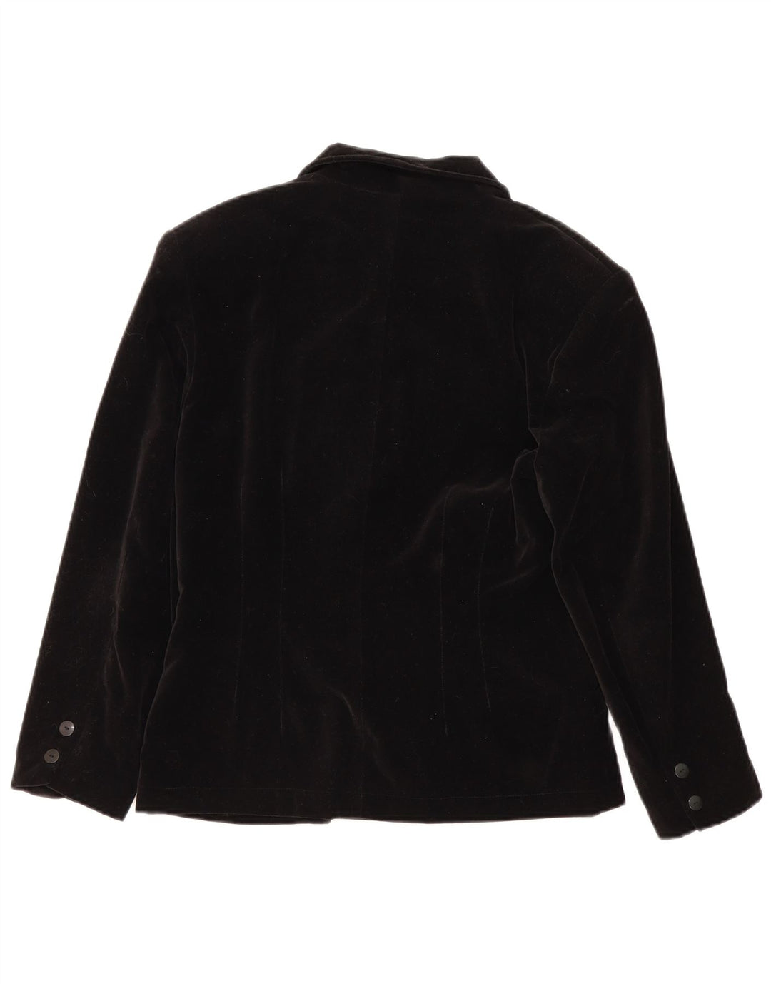 Vintage Womens Oversized Double Breasted Blazer Jacket EU 36 Small Black