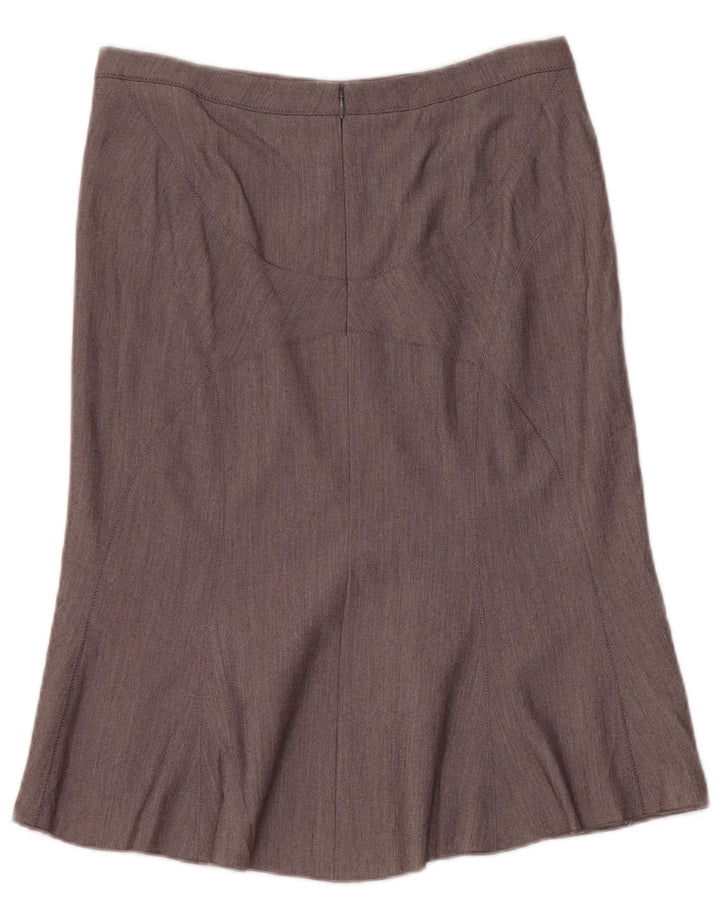 BCBGMAXAZRIA Womens Trumpet Skirt US 0 XS W28  Grey Polyester